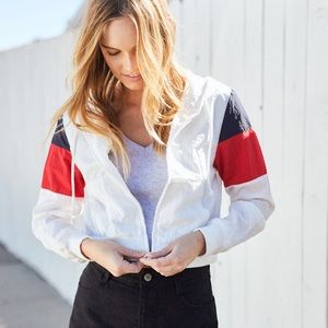 John galt brandy melville windbreaker crop jacket